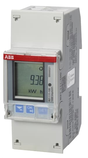 ABB B21 111-100 Digital energy meter, 220…240V, 65A